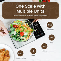 NutraScale – Bilancia Smart da Cucina con Analisi Nutrizionale e App Integrata